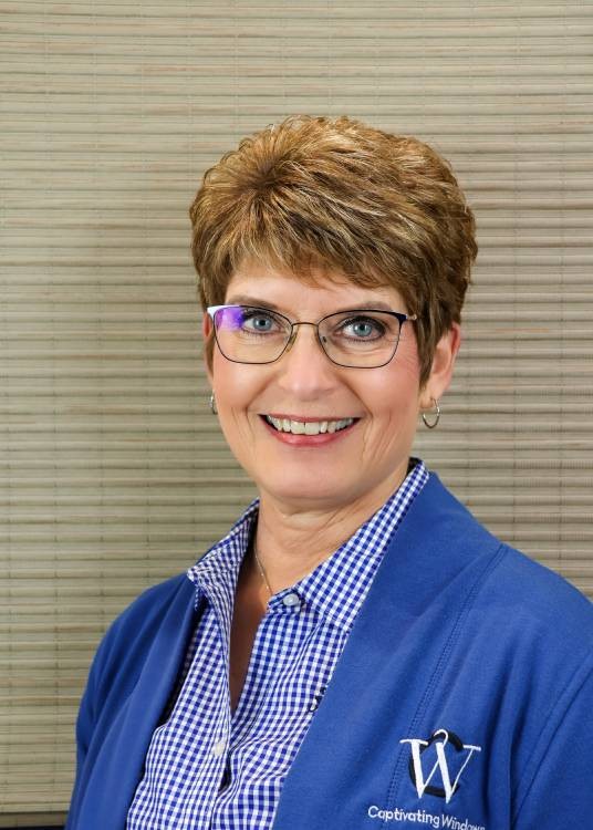 Meet Brenda Larson at Captivating Windows by Magnolias near Norfolk, Nebraska (NE)