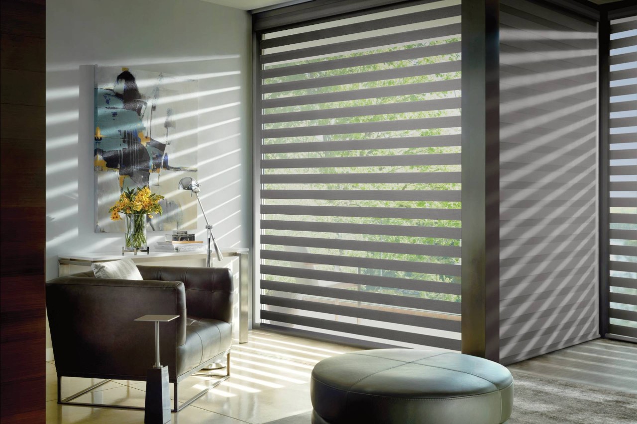 Hunter Douglas Designer Banded Shades near Norfolk, Nebraska (NE)